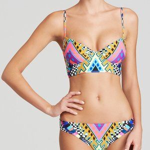 Mara Hoffman Underwire Bikini Top in Horizon White